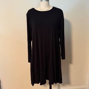 Old Navy Black Long Sleeve Dress